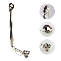 Buy Roll top bath pack incl. exposed bath waste, shrouds and bath trap - gold Online UK | HOUSE OF ENKI