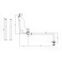 Buy Roll top bath pack incl. exposed bath waste, shrouds and bath trap - gold Online UK | HOUSE OF ENKI