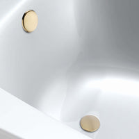 Easy Clean Bath Sprung Waste & Overflow - Brushed Brass - Taps