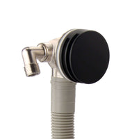 Buy Round Bath Filler with Easy Clean Sprung Waste & Overflow - Matt Black Online UK | HOUSE OF ENKI
