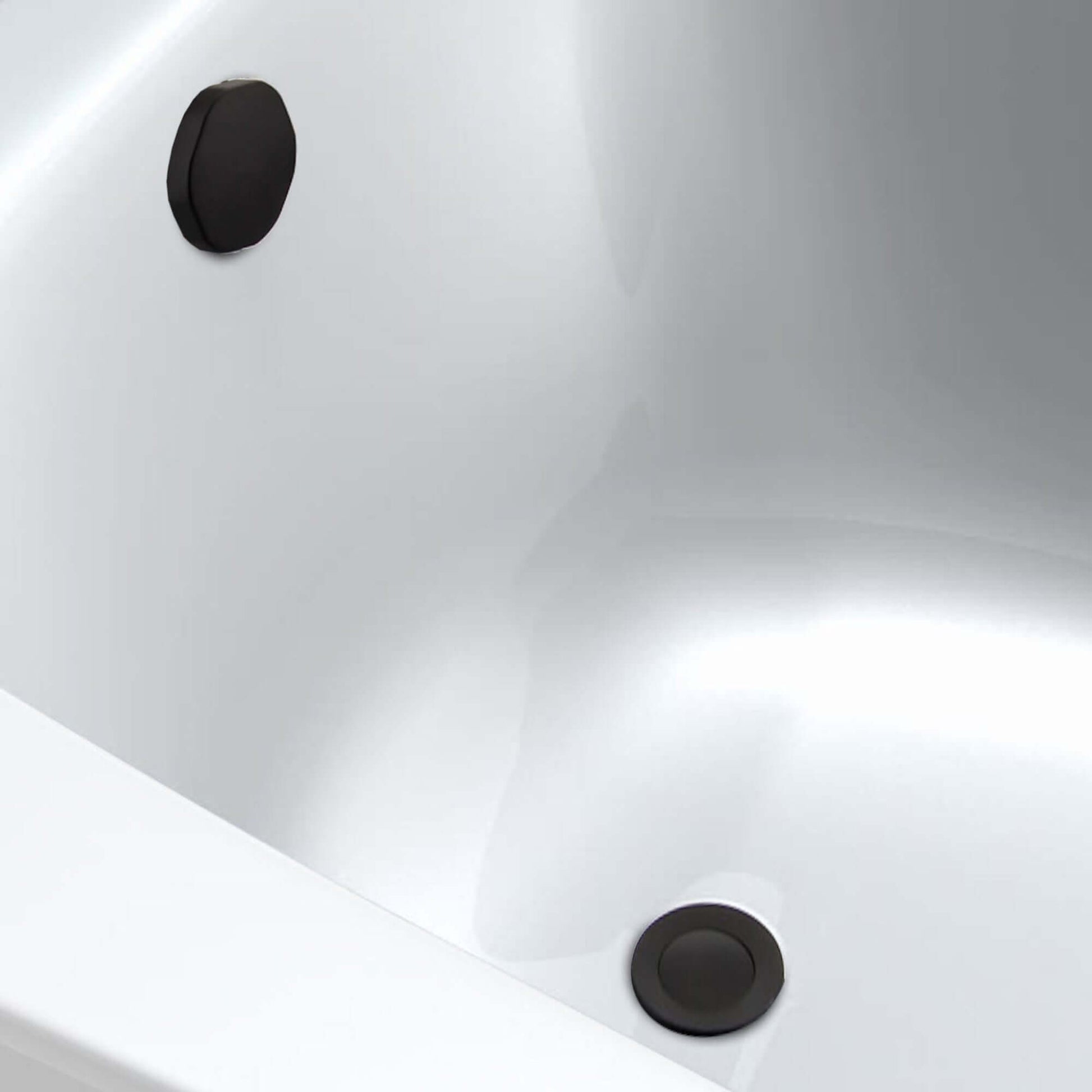 Buy Luxury Bath Pop Up Waste with Overflow Easy Clean - Matt Black Online UK | HOUSE OF ENKI