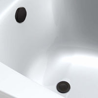 Luxury Bath Pop Up Waste with Overflow Easy Clean - Matte Black