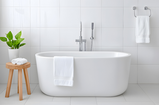 freestanding bath with shower ideas