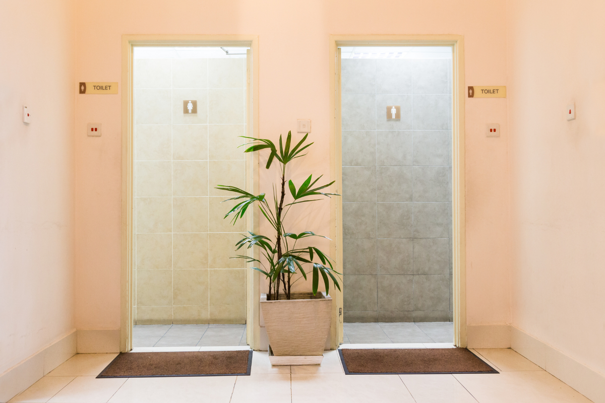 washroom door sizes
