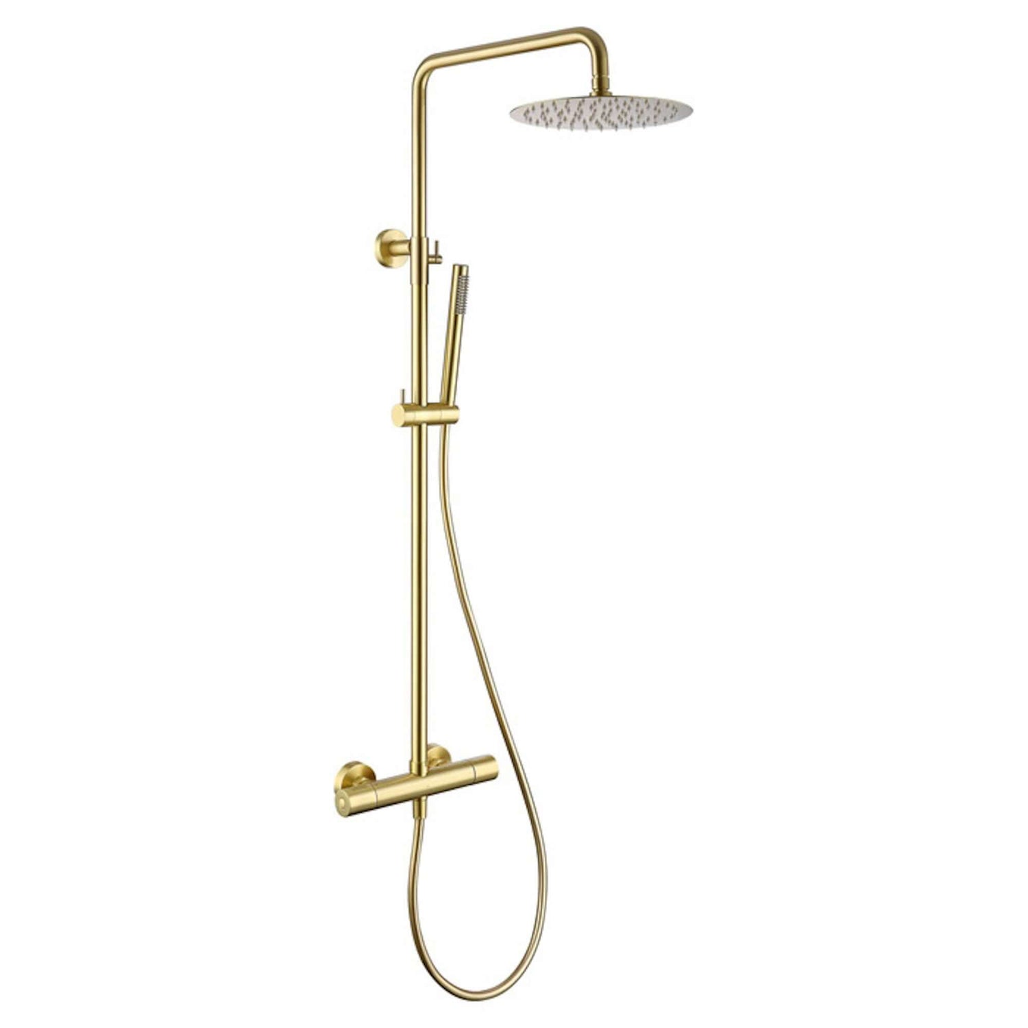 Brushed Brass Showers