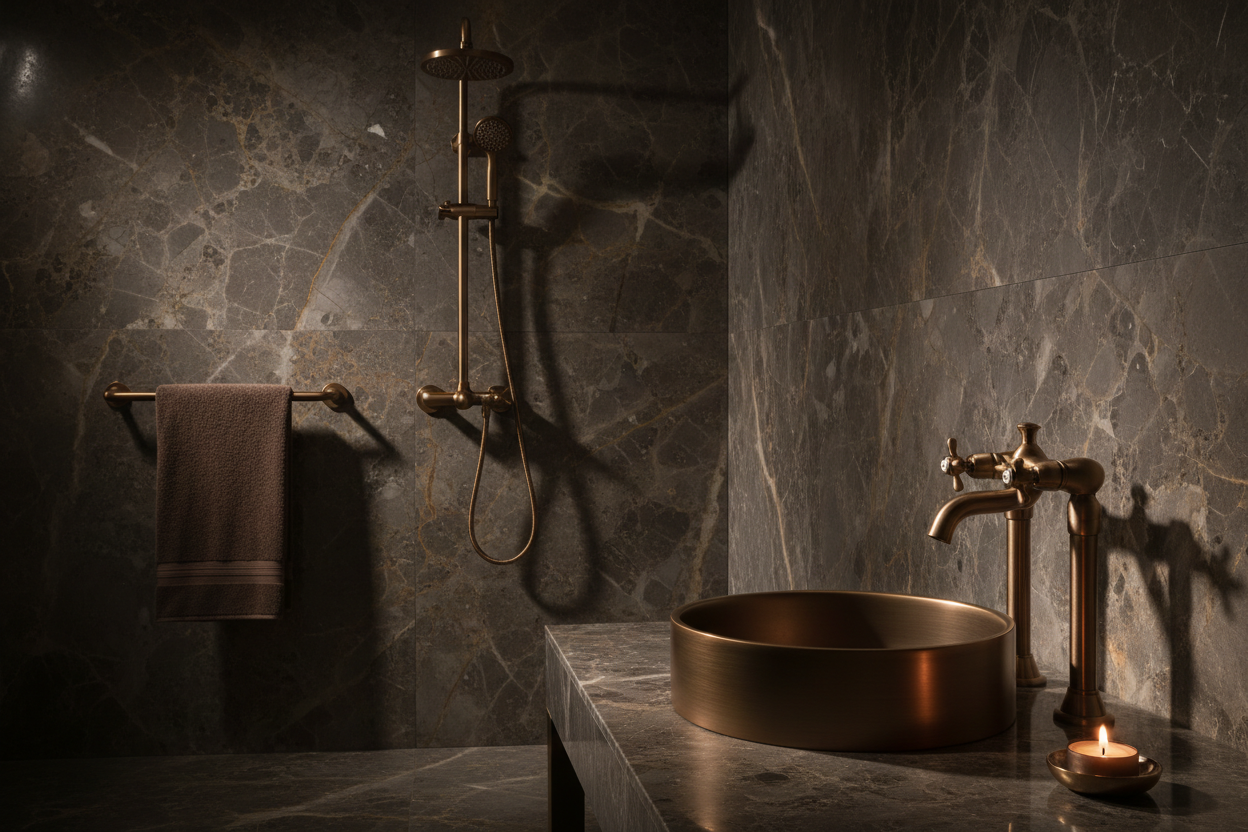 Bronze Bathroom