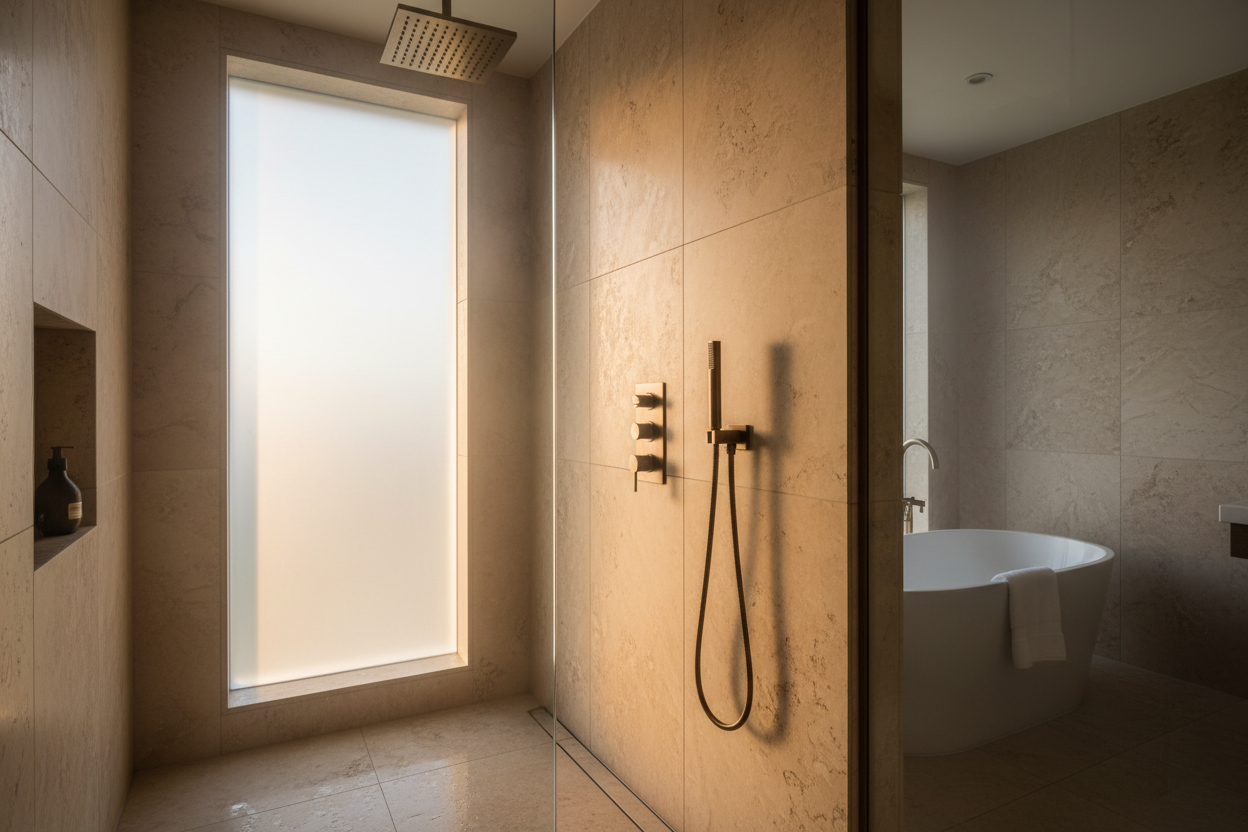 Brushed Bronze Showers