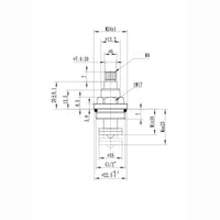 Brass 1/2" single valve - basin mixer taps Beaumont, basin mixer or twin hot & cold basin taps Camberley