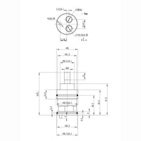 Ceramic disc cartridge valve - basin mixer Milly, Plaza