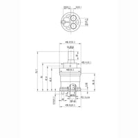Ceramic disc cartridge valve - tall basin mixer Zara