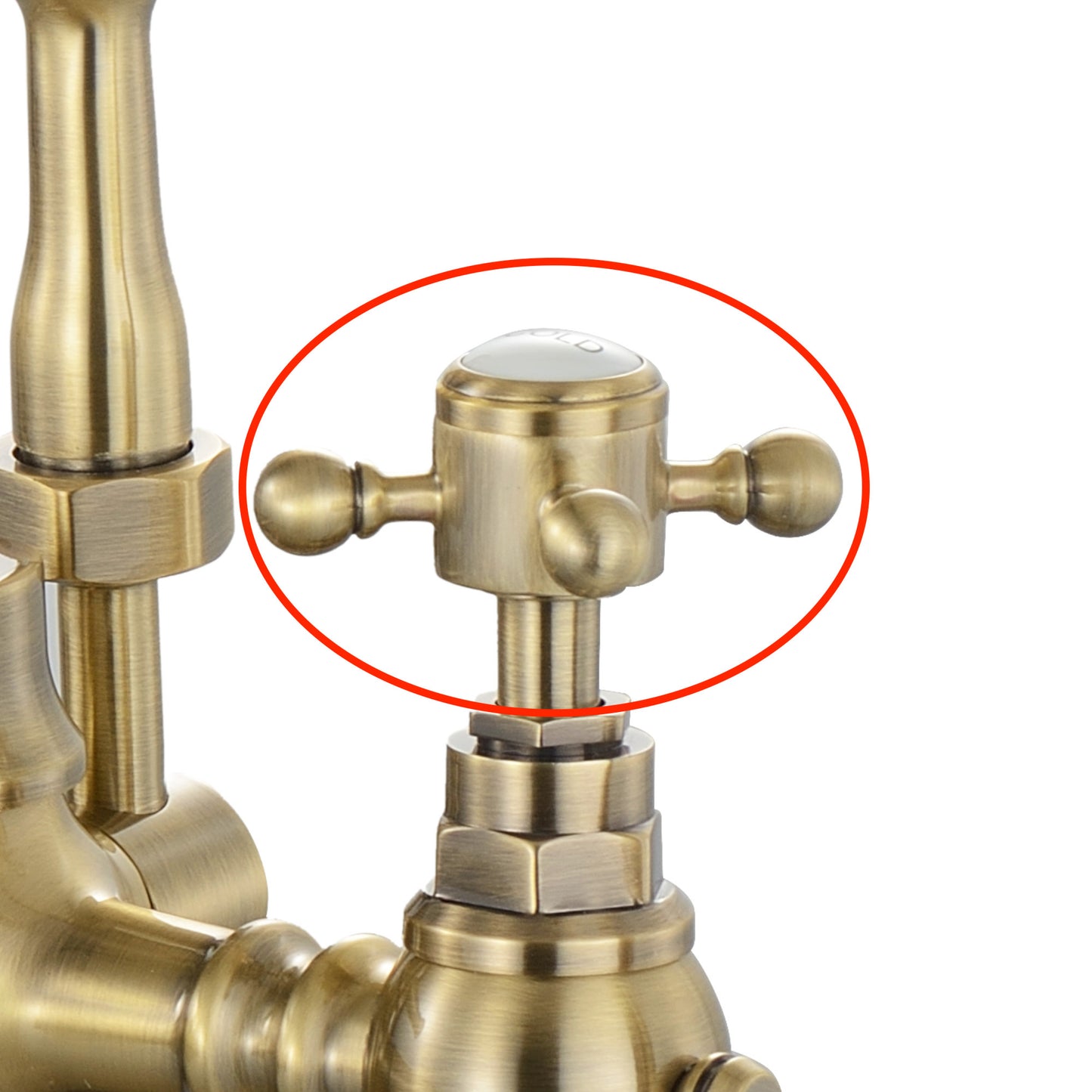 Handle BT3203, BT3206, BT3208, BT3213 Camberley - antique brass