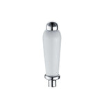 Buy Single lever with white ceramic for Downton basin or bath tap - chrome online UK