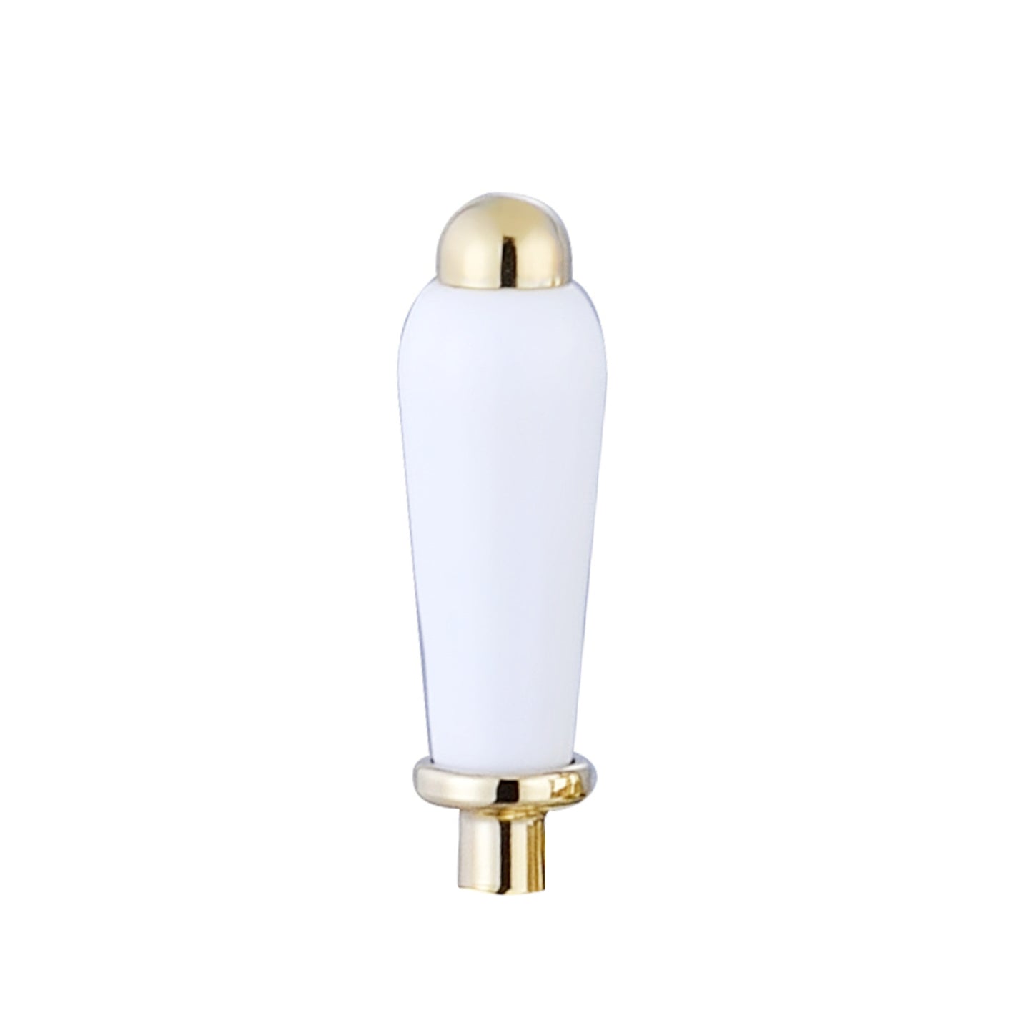 Single lever with white ceramic for Downton basin or bath tap - gold