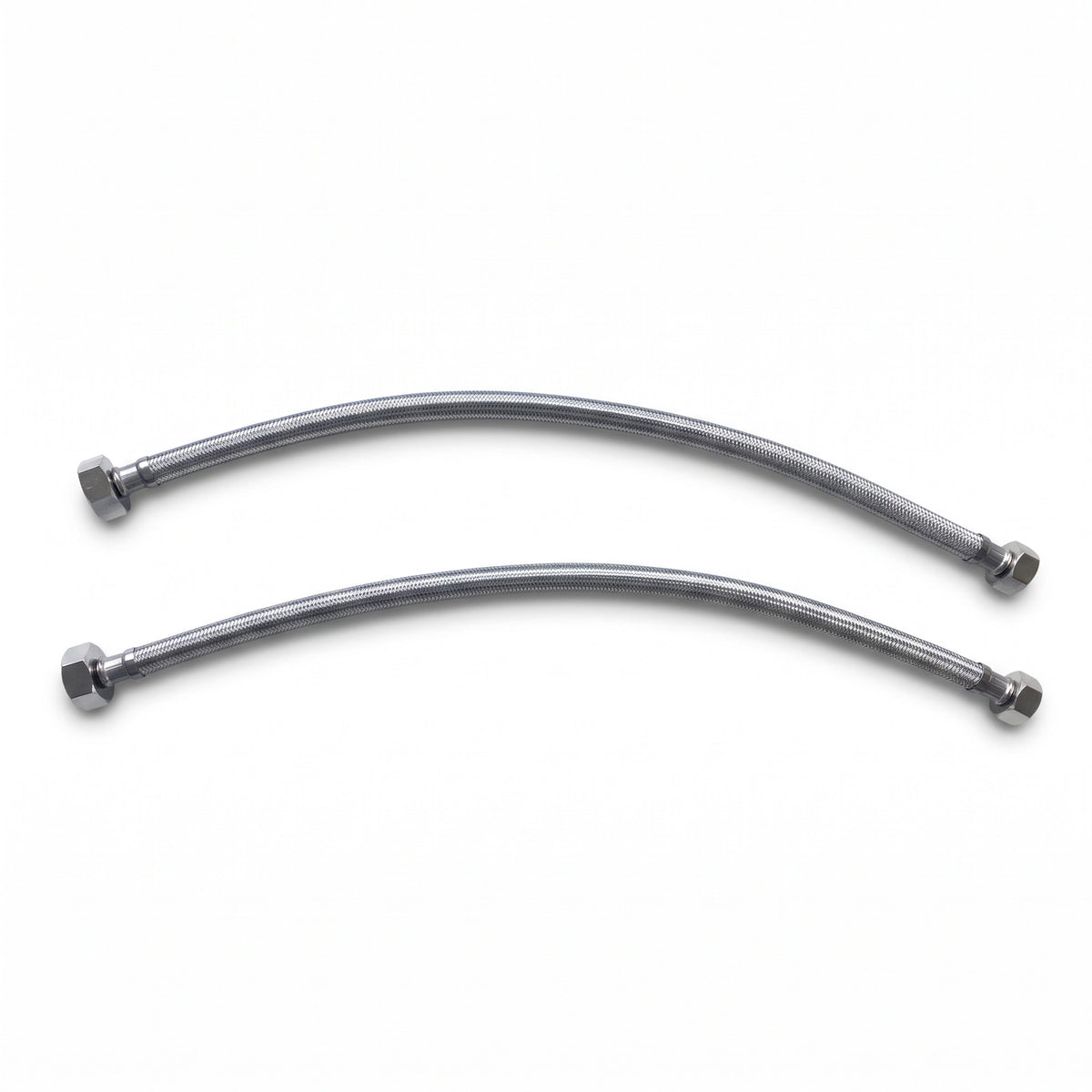 Pair of flexible tap connectors 3/4" x 50cm x 3/4"