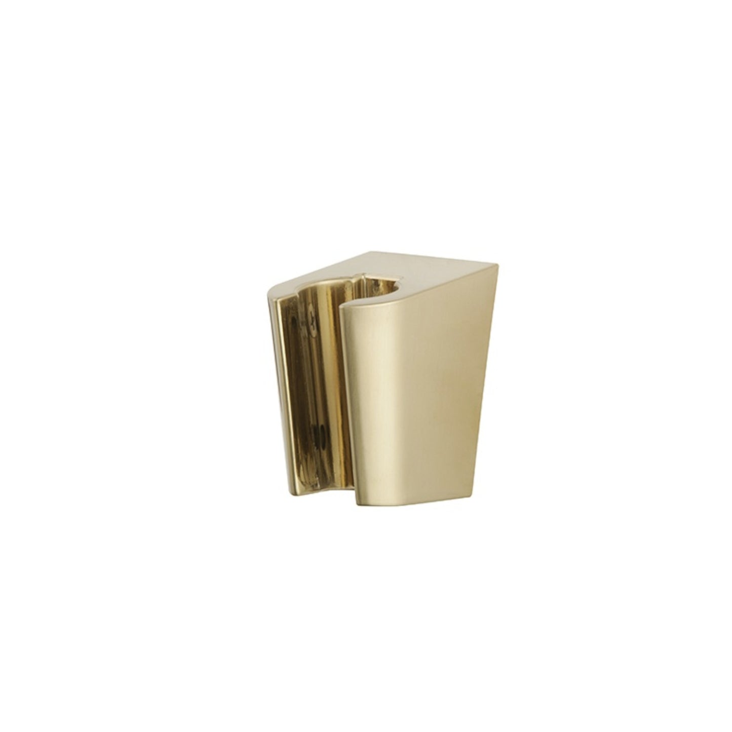Standard wall bracket for shower heads - brushed brass