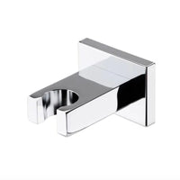 Rectangle wall bracket for shower heads solid brass - chrome