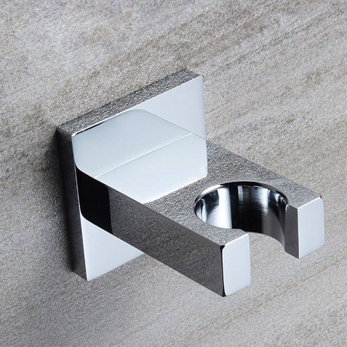 Buy Rectangle wall bracket for shower heads solid brass - chrome online UK
