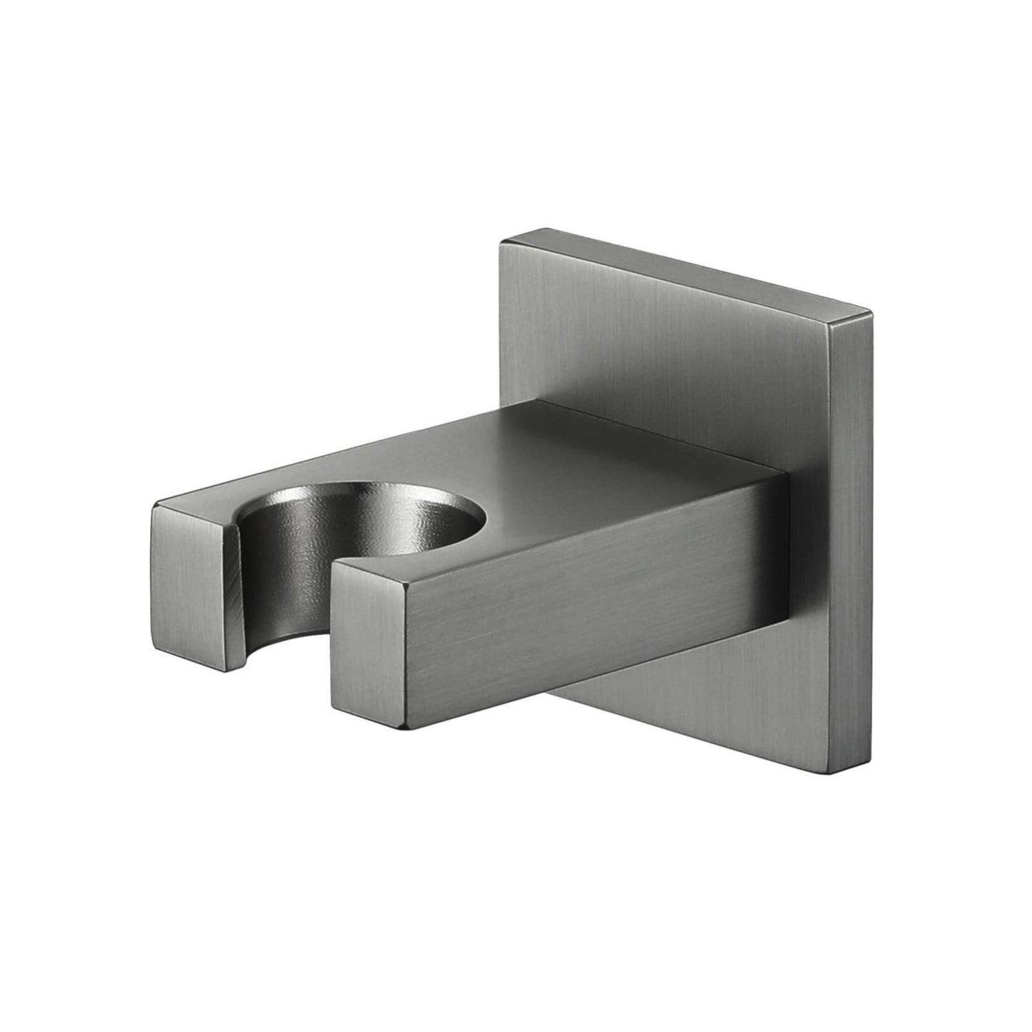 Rectangle wall bracket for shower heads solid brass - gunmetal grey