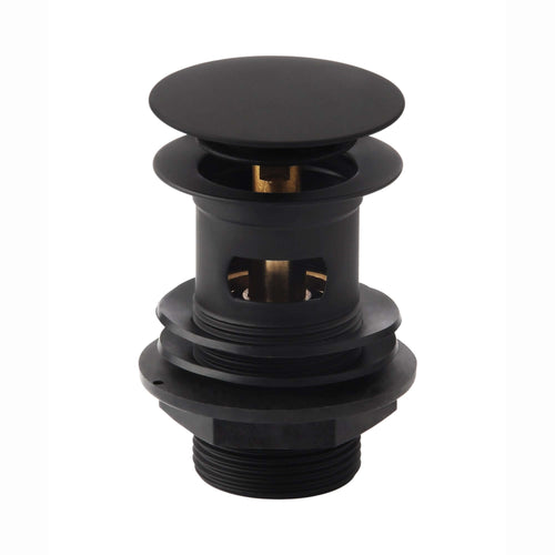 Buy Plaza basin mixer tap + slotted waste - matt black online UK