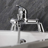 Tate bath shower mixer tap - chrome