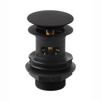 Milly geo inspired hexagonal basin sink mixer tap + slotted waste - matt black