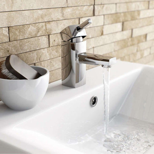 Buy Stella bundle incl. bath shower mixer tap with dual riser rail, basin mixer, bath and basin wastes - chrome online UK