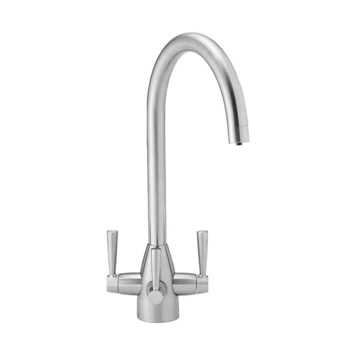 Buy Kitchen Sink And Tap Set, Bali 760mm 1.0 Bowl Undermount Or Topmount Kitchen Sink With Overflow - Brushed Stainless Steel, Icon Filter Kitchen Tap online UK