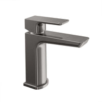 Buy Mykonos contemporary basin sink mixer tap with waste - gunmetal grey Online UK | HOUSE OF ENKI