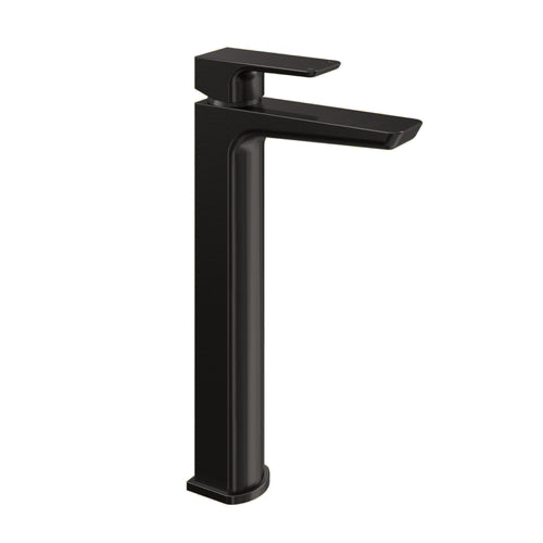 Buy Mykonos basin mixer tap high rise - matt black online UK
