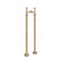 Camberley traditional freestanding bath mixer tap crosshead - antique brass