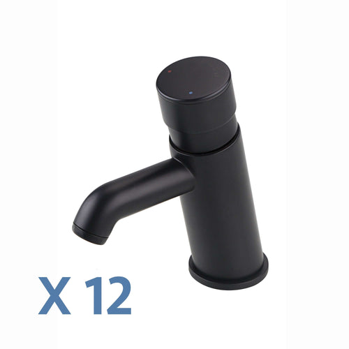 Buy Vision mono non concussive time adjustable basin mixer tap modern - black - 12 pack online UK