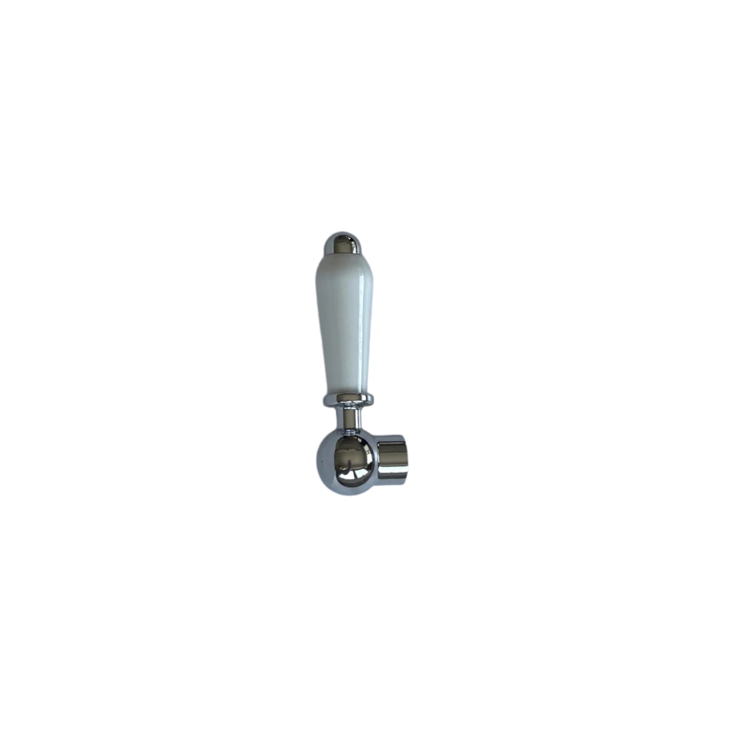 Buy Replacement white ceramic lever with housing and grubscrew for B14 - chrome online UK
