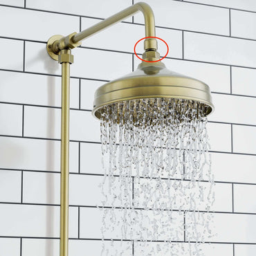 Buy Ball joint connector for shower head R35 and R08 - antique brass Online UK | HOUSE OF ENKI