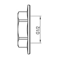 1/2" backnut kit