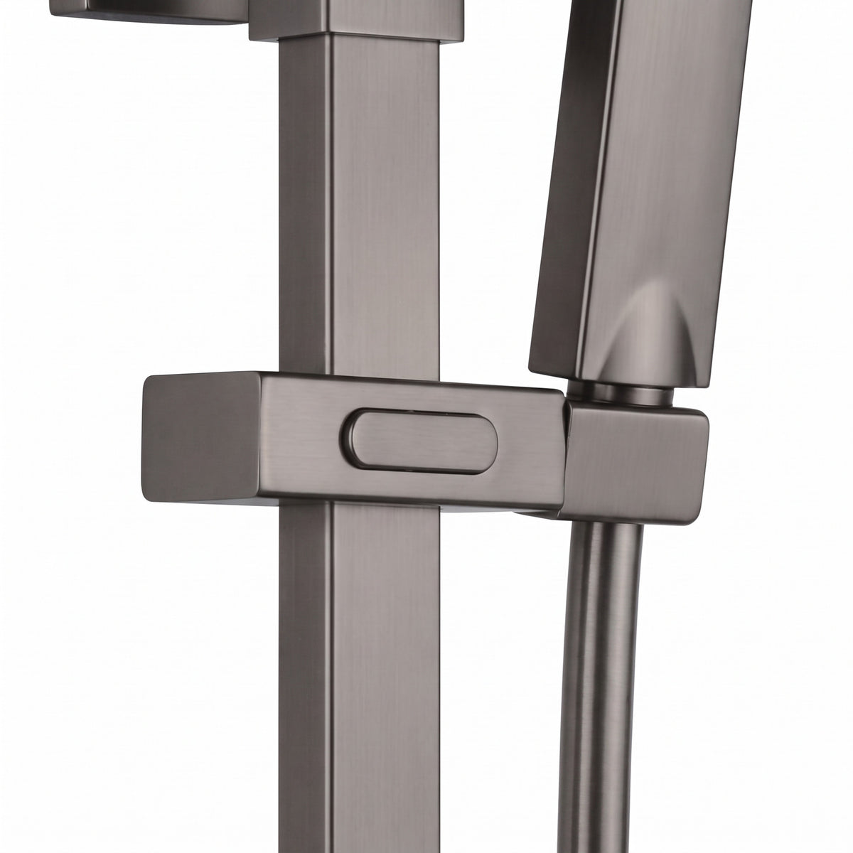 Sliding shower head holder for Enzo - gunmetal grey