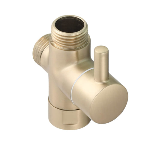 Buy Round shower diverter valve 3/4" - brushed brass online UK