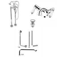 DOWNTON shower bundle chrome