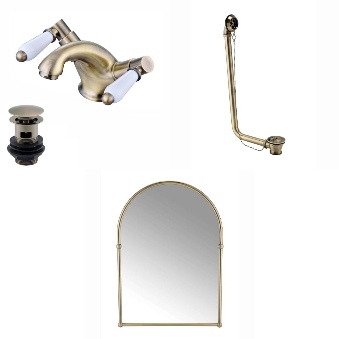 DOWNTON tap bundle antique brass