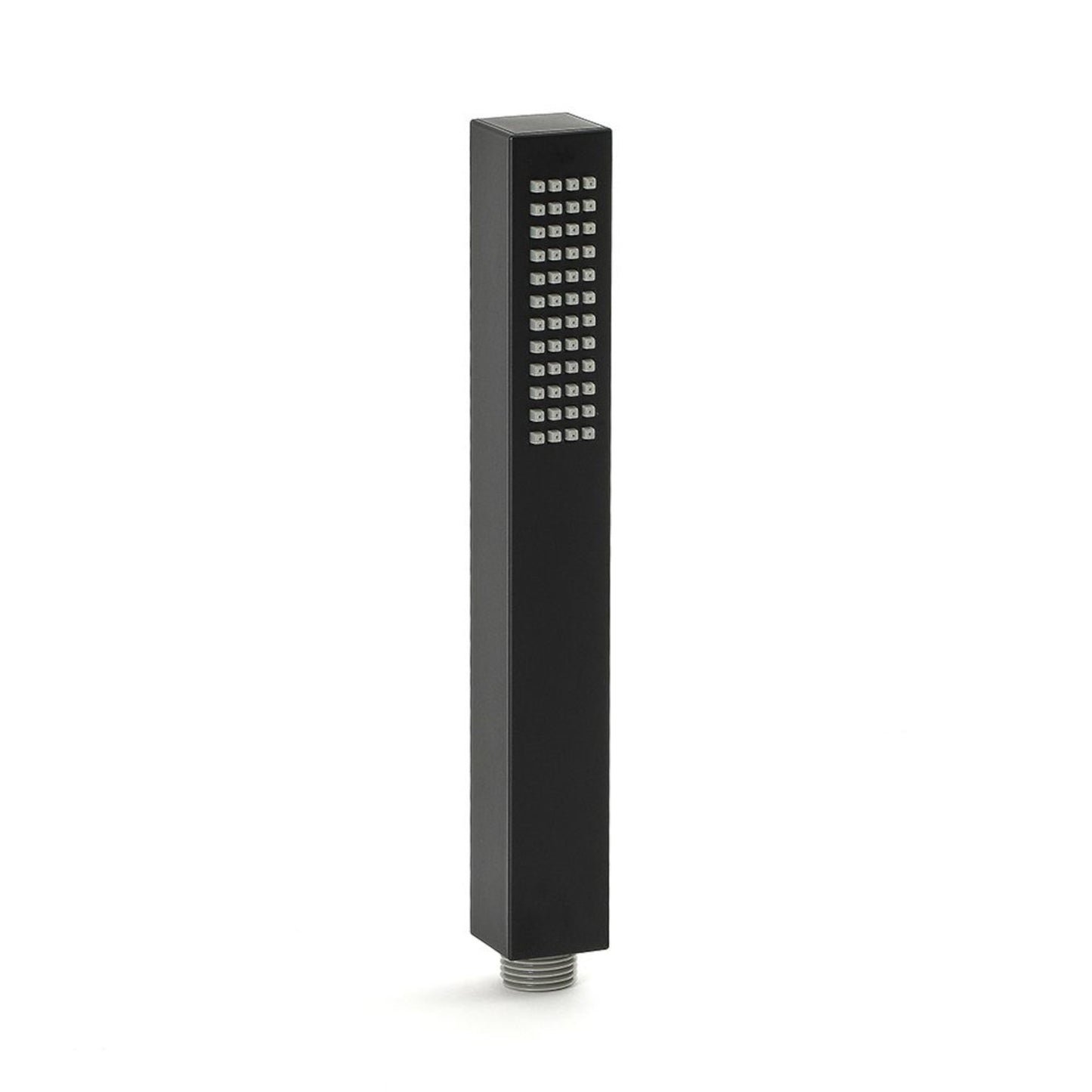 Square pencil design hand shower modern - black