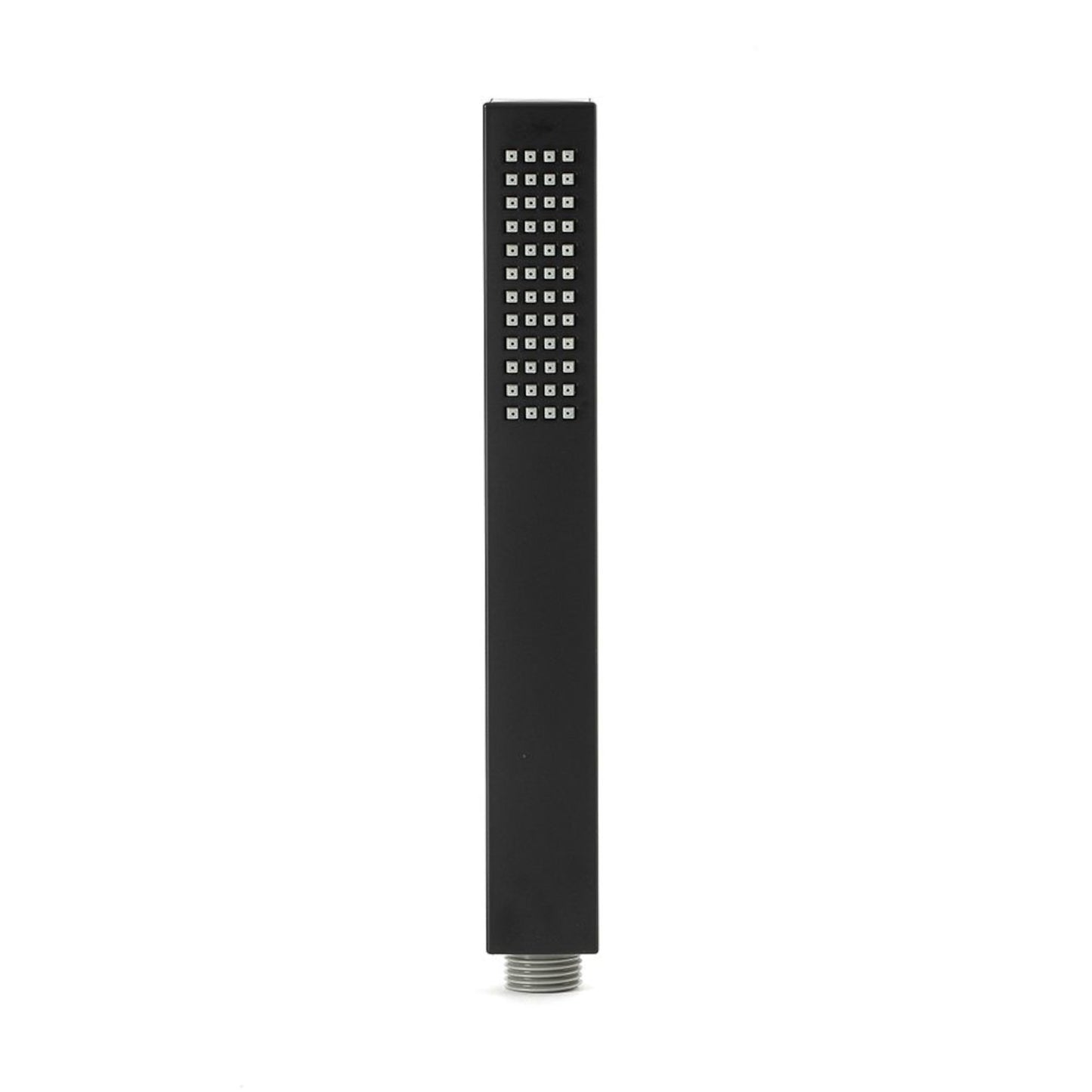 Square pencil design hand shower modern - black