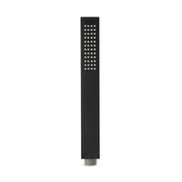 Square pencil design hand shower modern - black