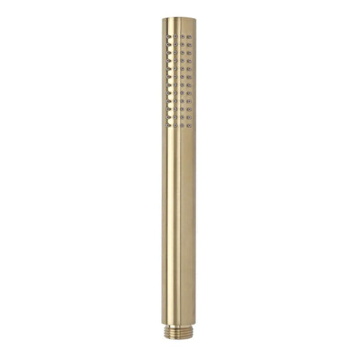 Buy Round pencil hand shower with rubber jets - brushed brass online UK