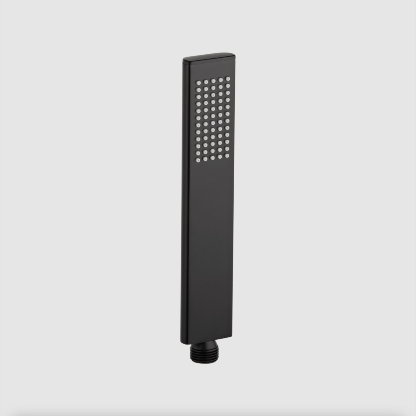 Luxury brass rectangular handset - matt black