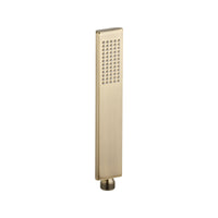 Luxury brass rectangular handset - brushed brass