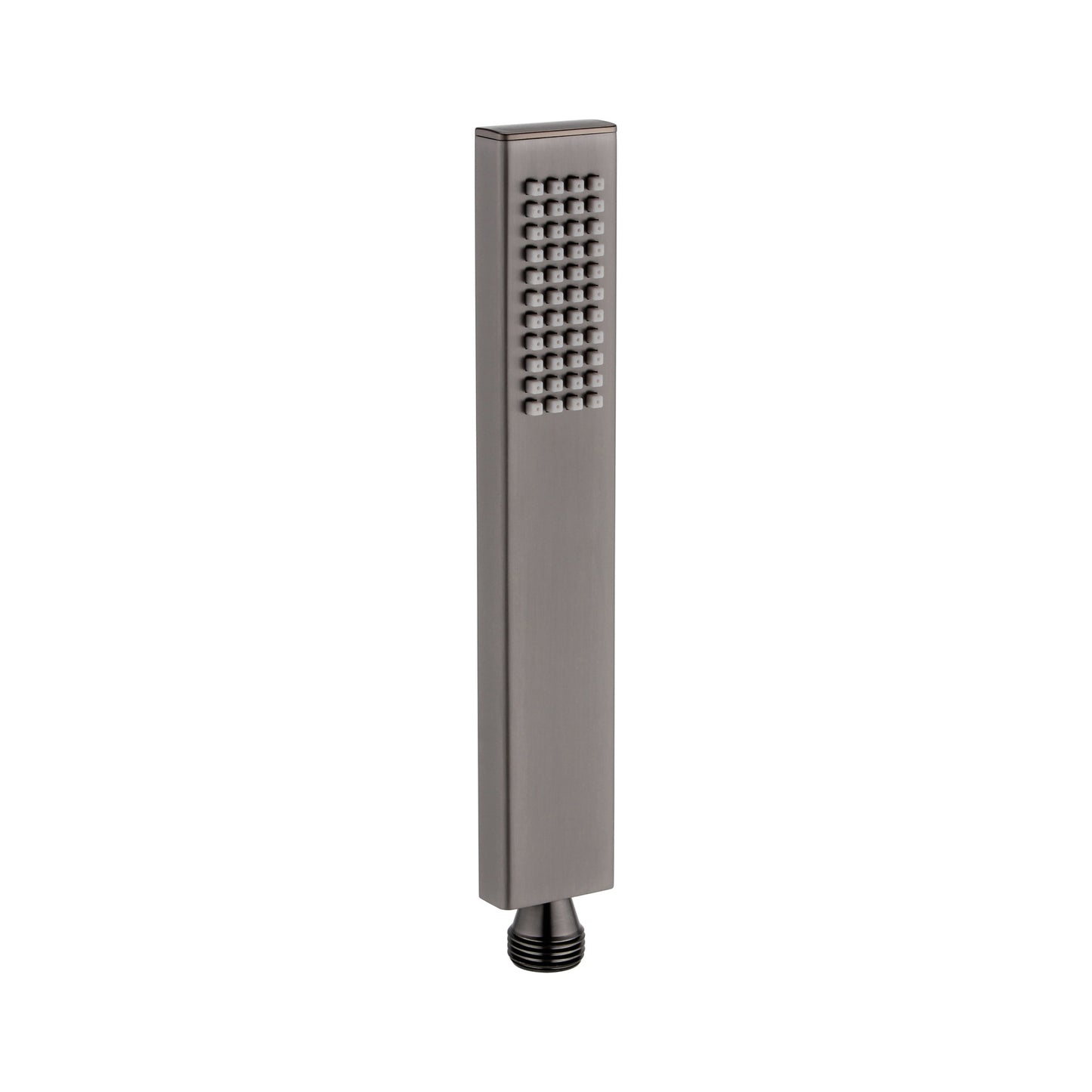 Luxury brass rectangular handset - gunmetal grey