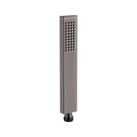Luxury brass rectangular handset - gunmetal grey
