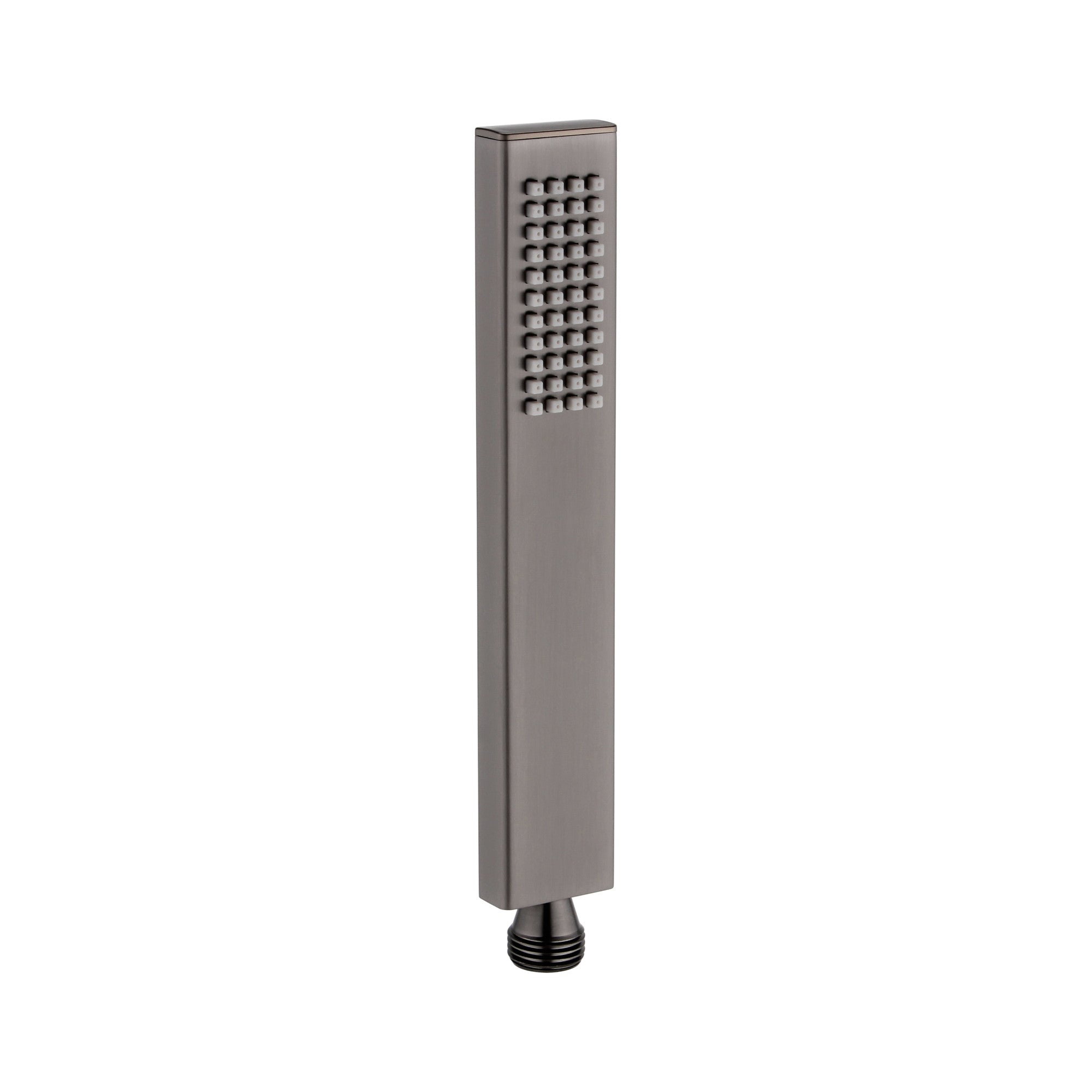 Luxury brass rectangular handset - gunmetal grey