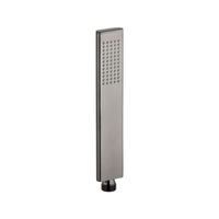 Luxury brass rectangular handset - gunmetal grey