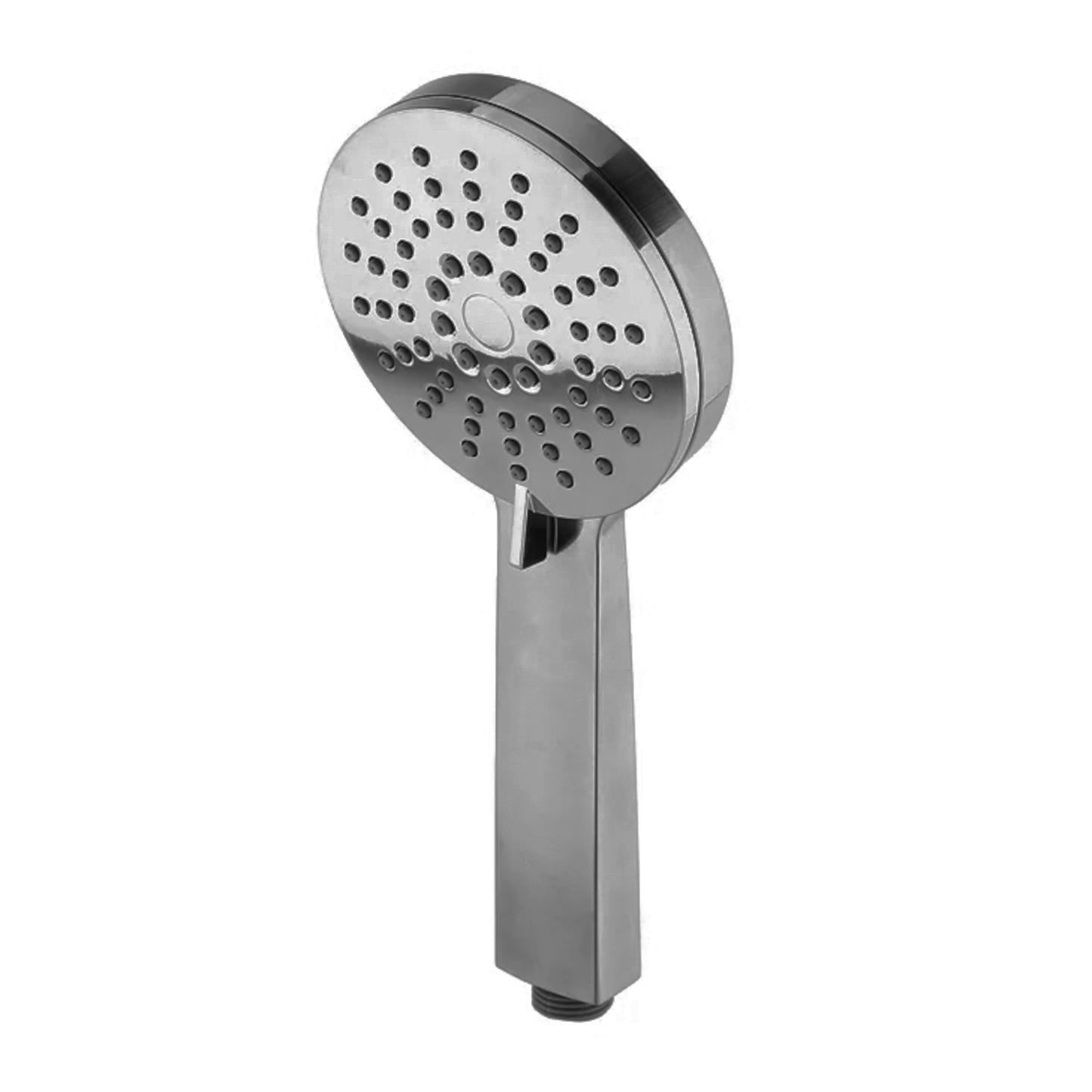Modern round multi function hand shower 3 setting - gunmetal grey
