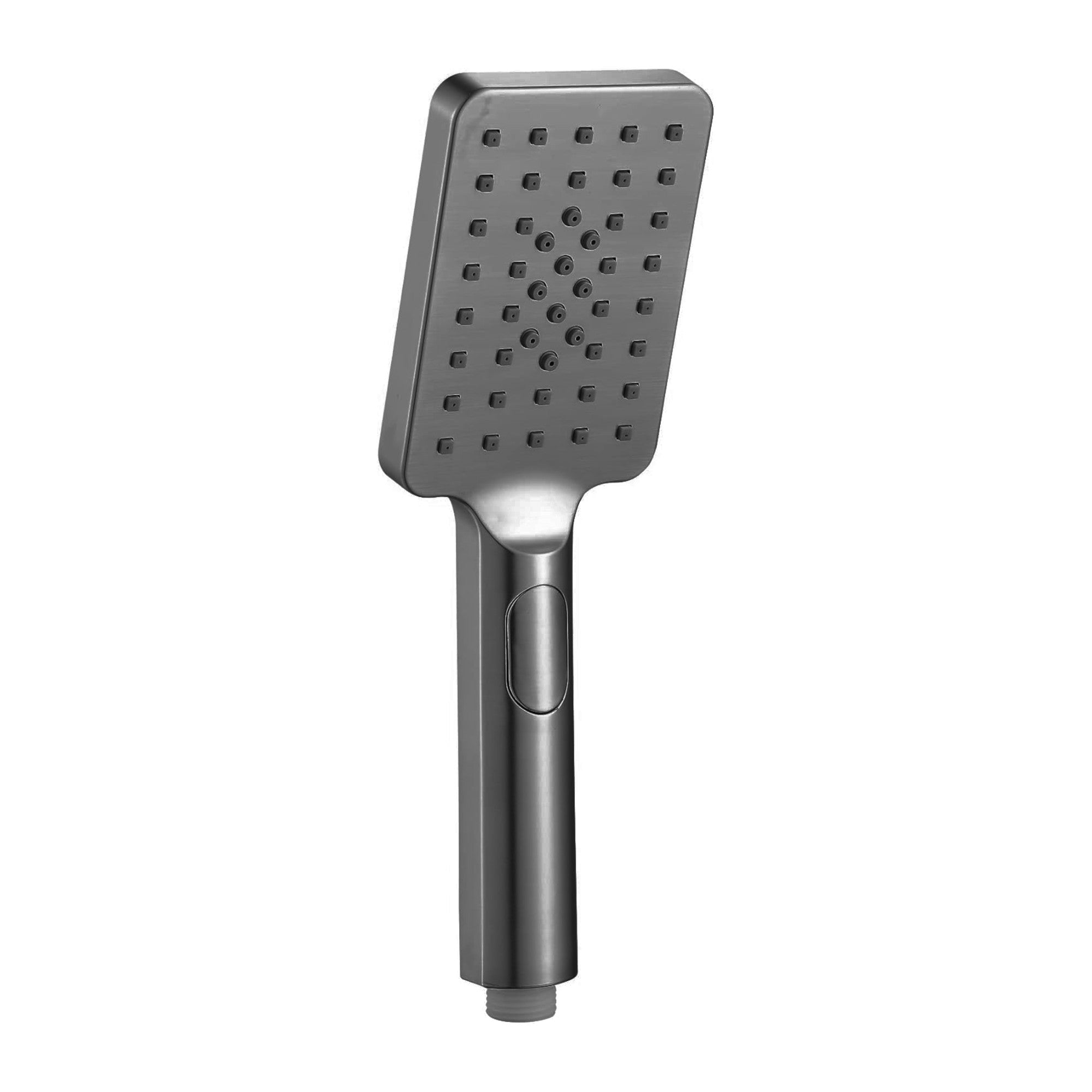 Modern square multi function hand shower 3 setting - gunmetal grey